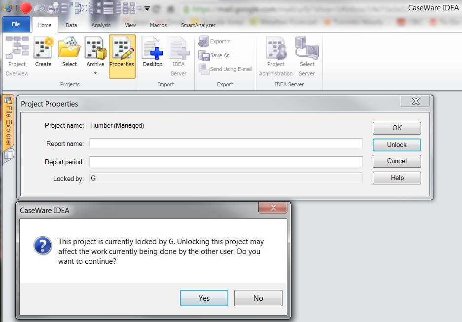 The current project is locked by IDEAScripting and More
